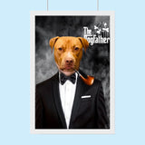 The Dogfather Pet Portrait - 1 Pet - Furr and Family