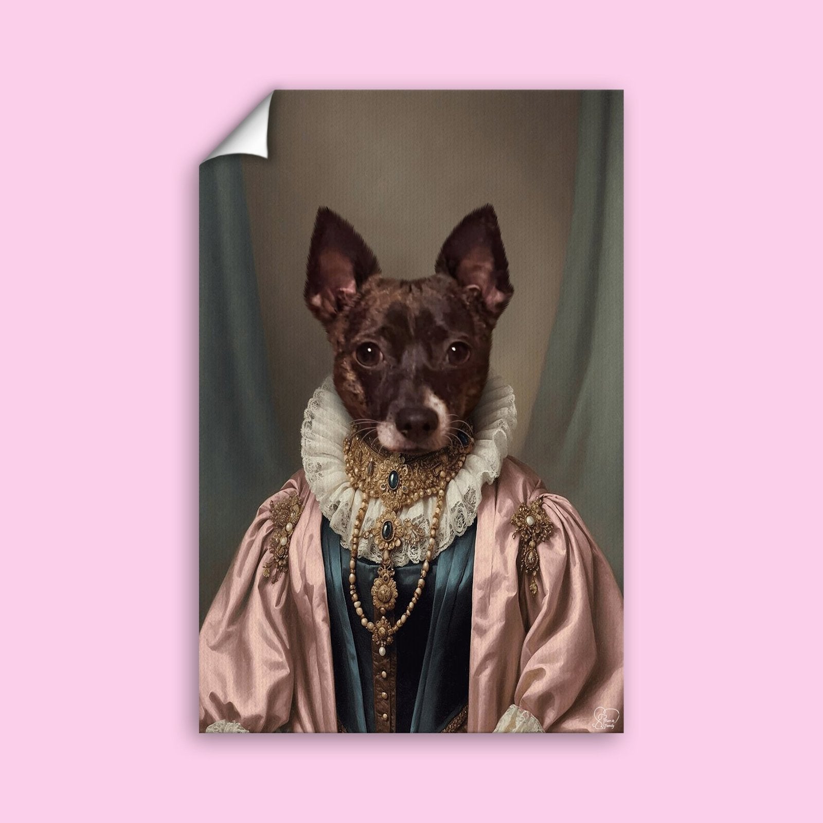 The Duchess of Elegance | Victorian Noble Pet Art Canvas - 1 Pet - Furr and Family