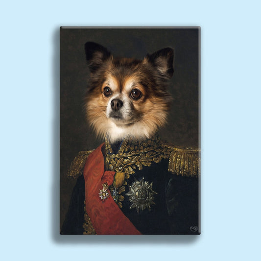 The Elite Marshal - Custom Pet Portrait - 1 Pet - Furr and Family