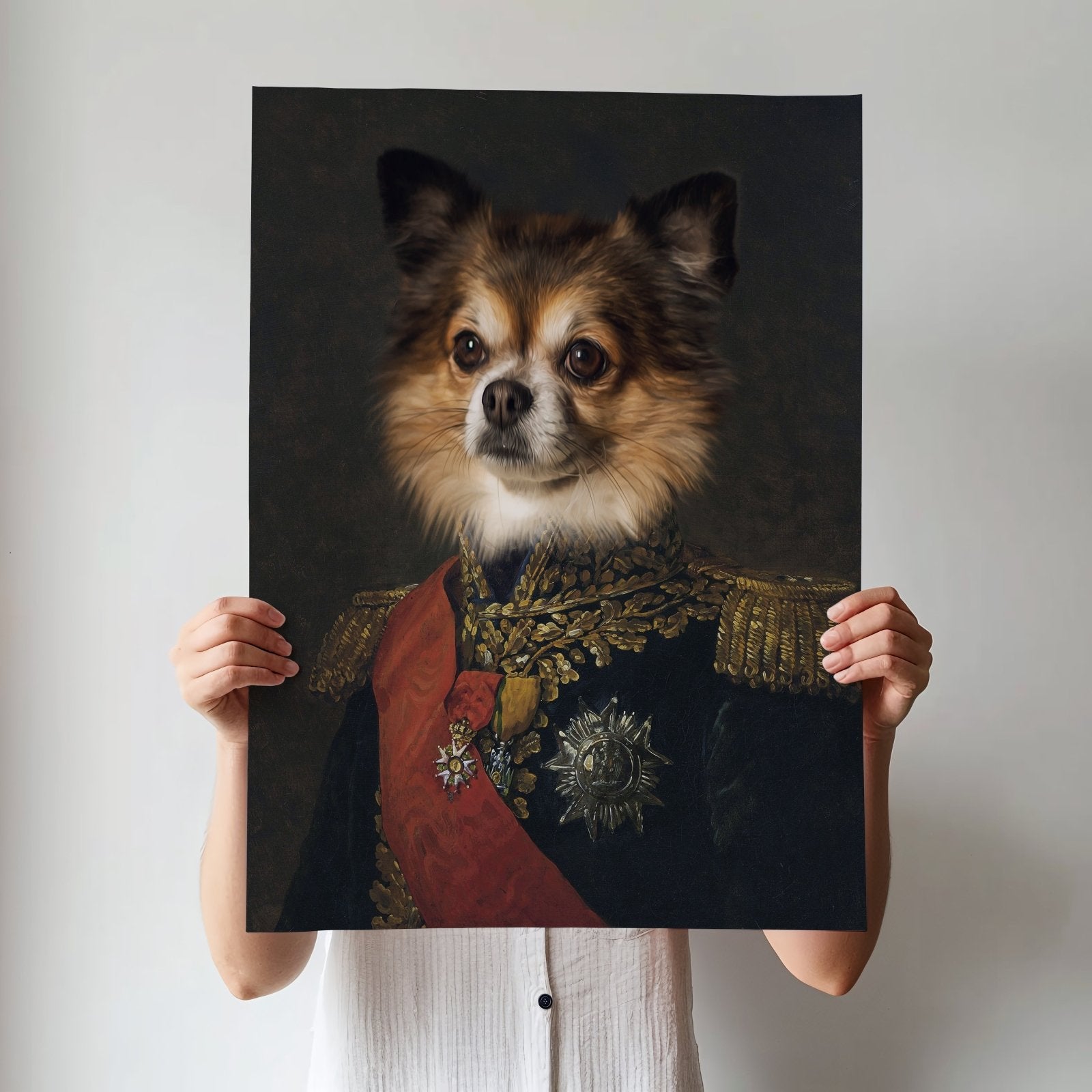 The Elite Marshal - Custom Pet Portrait - 1 Pet - Furr and Family