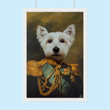 The General - Custom Pet Portrait - 1 Pet - Furr and Family