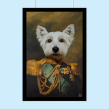 The General - Custom Pet Portrait - 1 Pet - Furr and Family