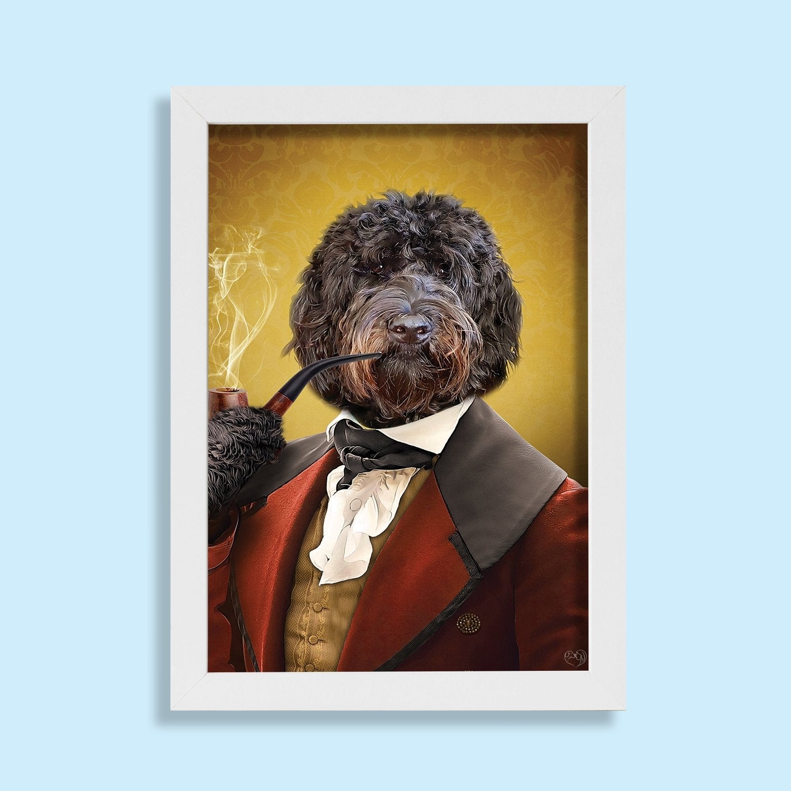 The Gentleman - Custom Pet Portrait - 1 Pet - Furr and Family