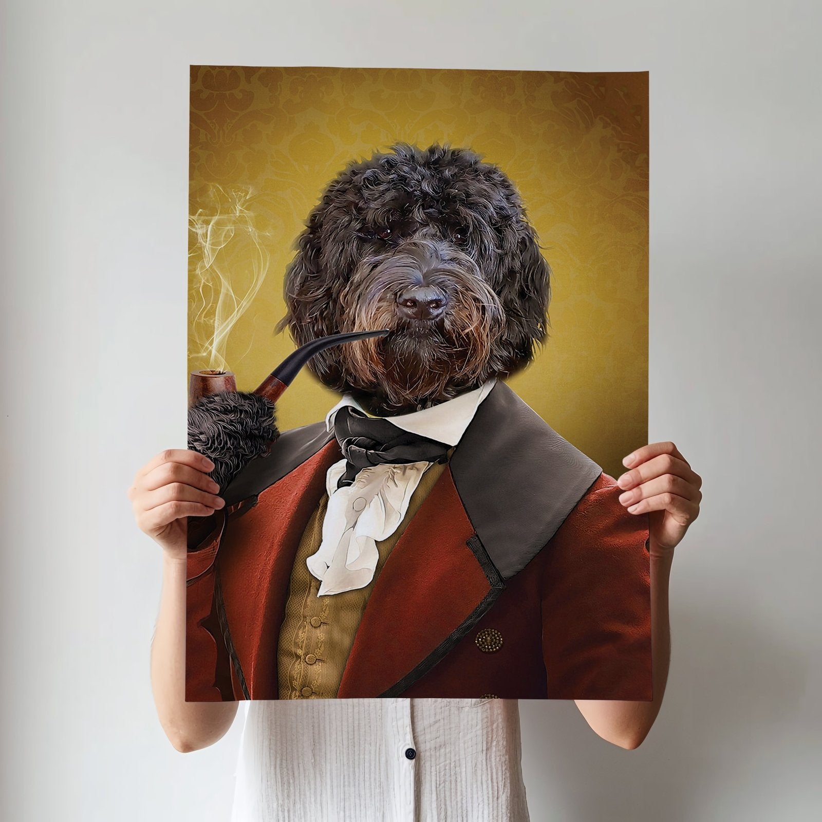 The Gentleman - Custom Pet Portrait - 1 Pet - Furr and Family