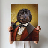 The Gentleman - Custom Pet Portrait - 1 Pet - Furr and Family