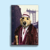 The Korean Pet Gangstor - Custom Pet Portrait - 1 Pet - Furr and Family