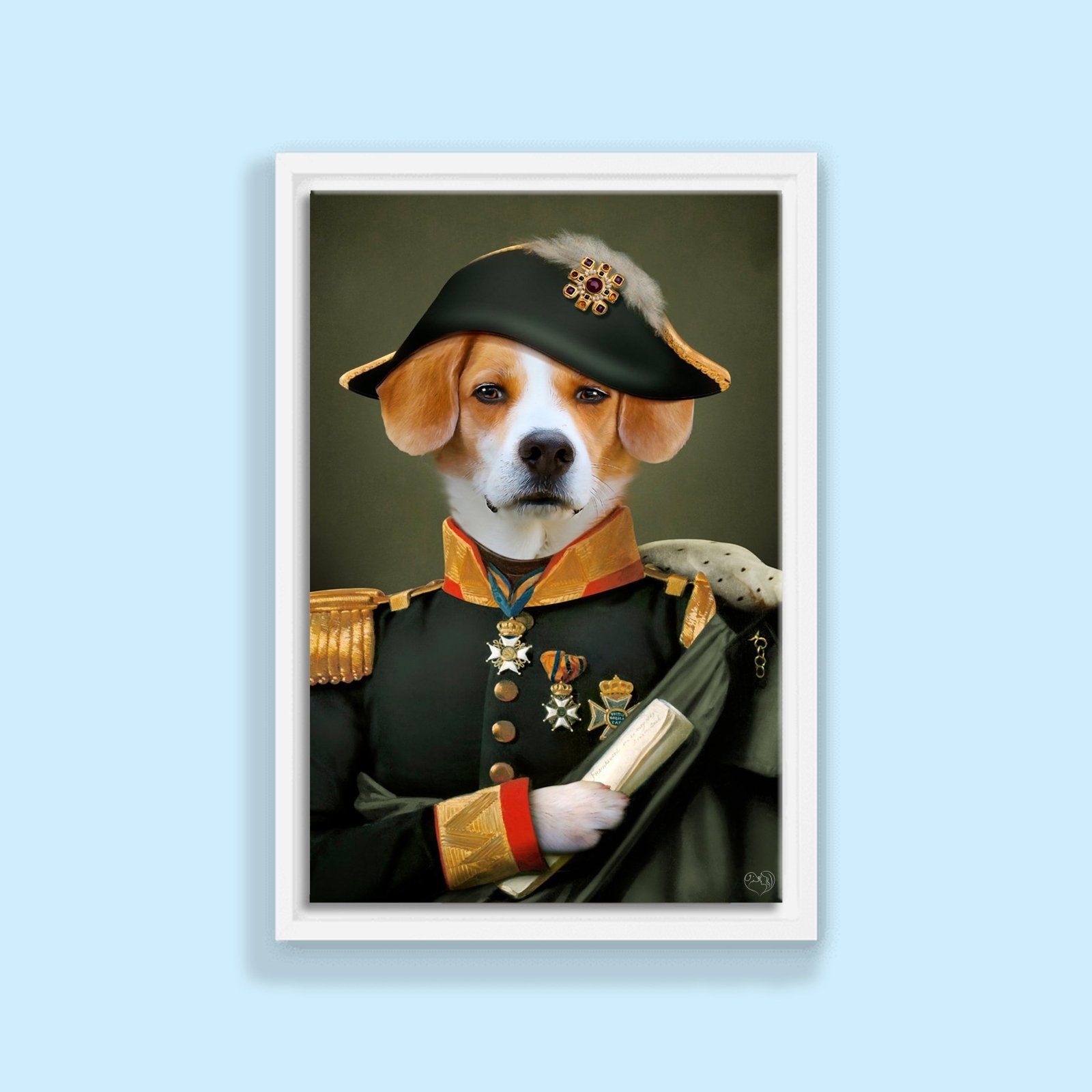 The Loyal General - Custom Pet Portrait - 1 Pet - Furr and Family
