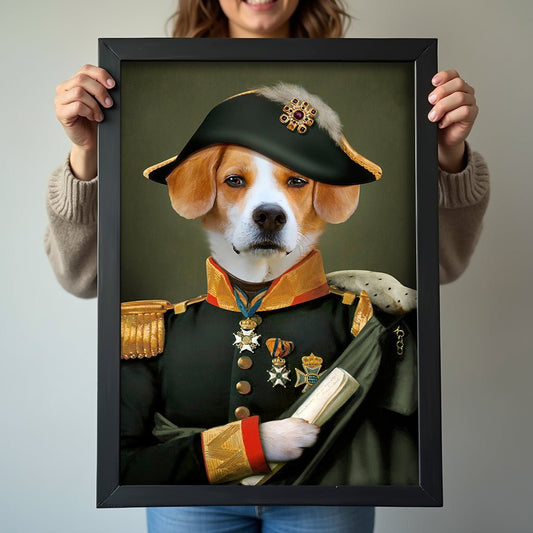 The Loyal General - Custom Pet Portrait - 1 Pet - Furr and Family