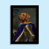 The Noble Knight - Custom Pet Portrait - 1 Pet - Furr and Family