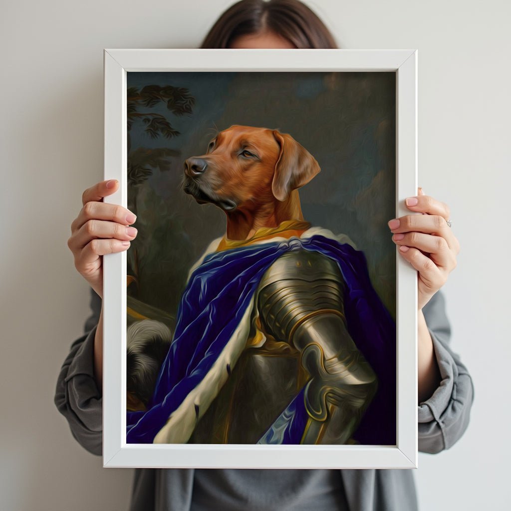 The Noble Knight - Custom Pet Portrait - 1 Pet - Furr and Family