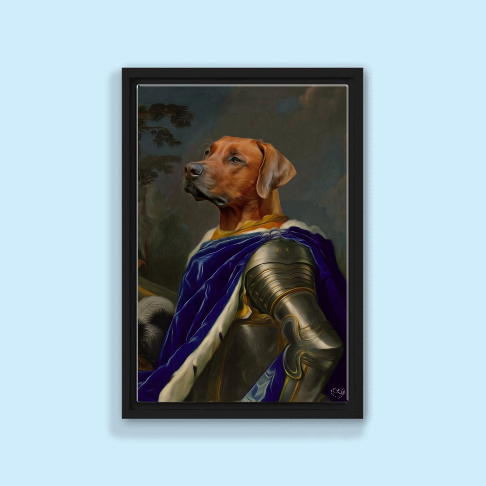 The Noble Knight - Custom Pet Portrait - 1 Pet - Furr and Family