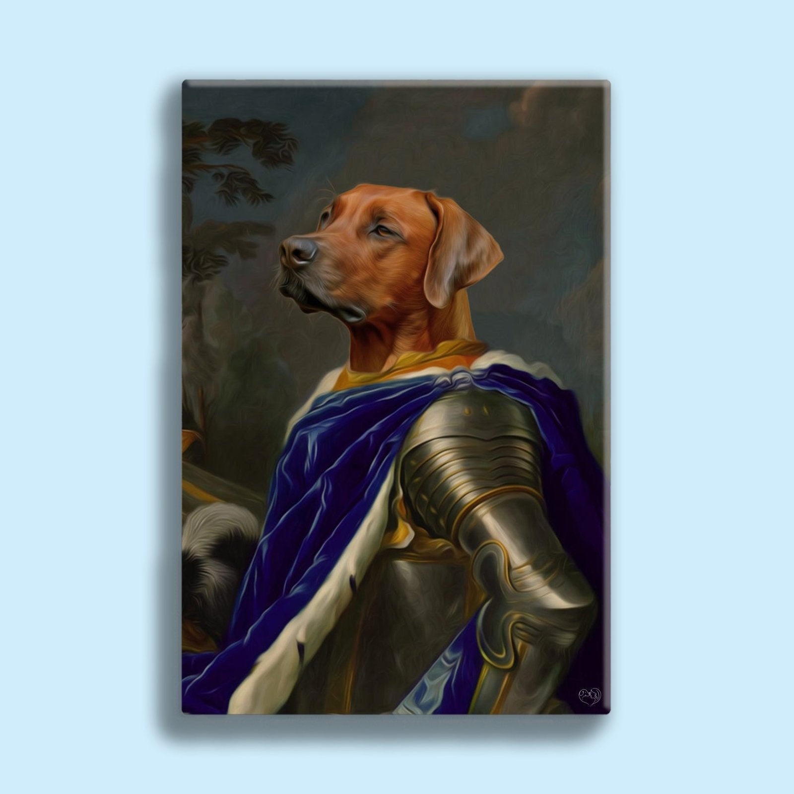 The Noble Knight - Custom Pet Portrait - 1 Pet - Furr and Family