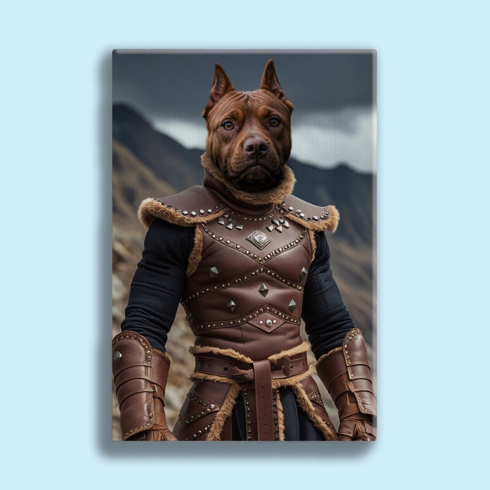 The Noble Protector - Custom Pet Portrait - 1 Pet - Furr and Family