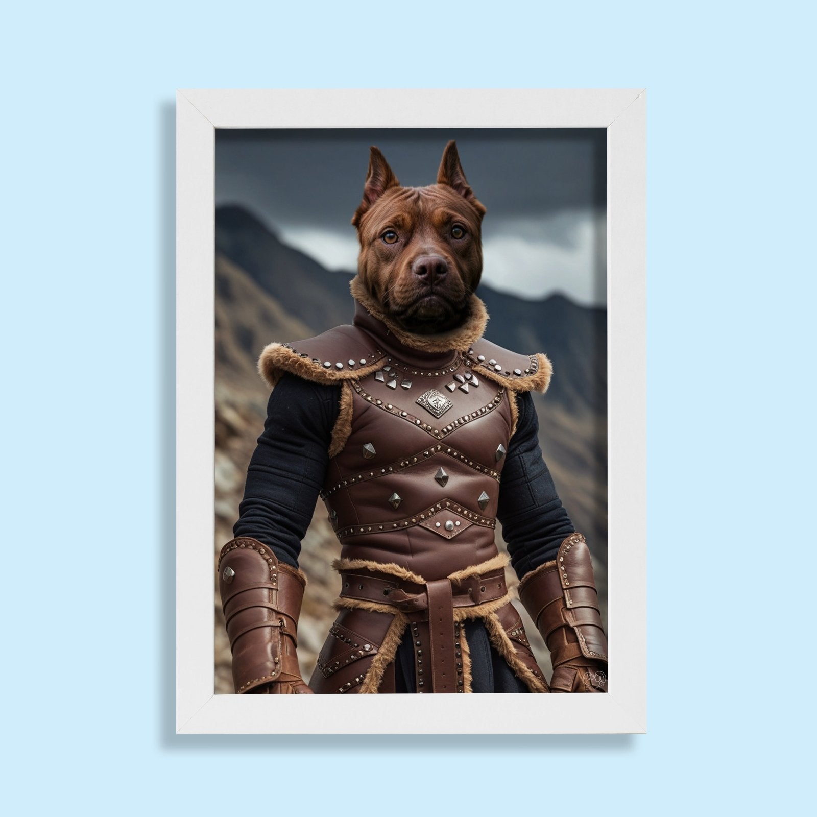 The Noble Protector - Custom Pet Portrait - 1 Pet - Furr and Family