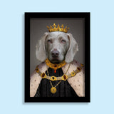 The Pawfect King - Custom Pet Portrait - 1 Pet - Furr and Family