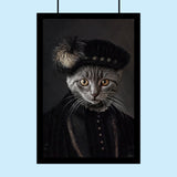 The Philosopher Custom Pet Portrait - 1 Pet - Furr and Family