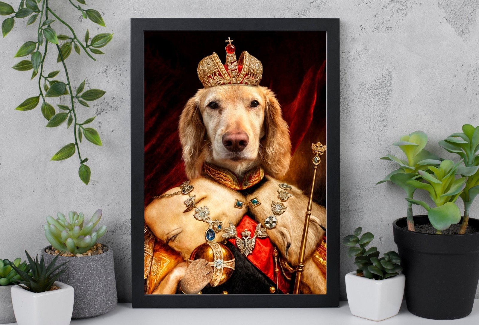 The Prince Ruler - Custom Pet Portrait - 1 Pet - Furr and Family