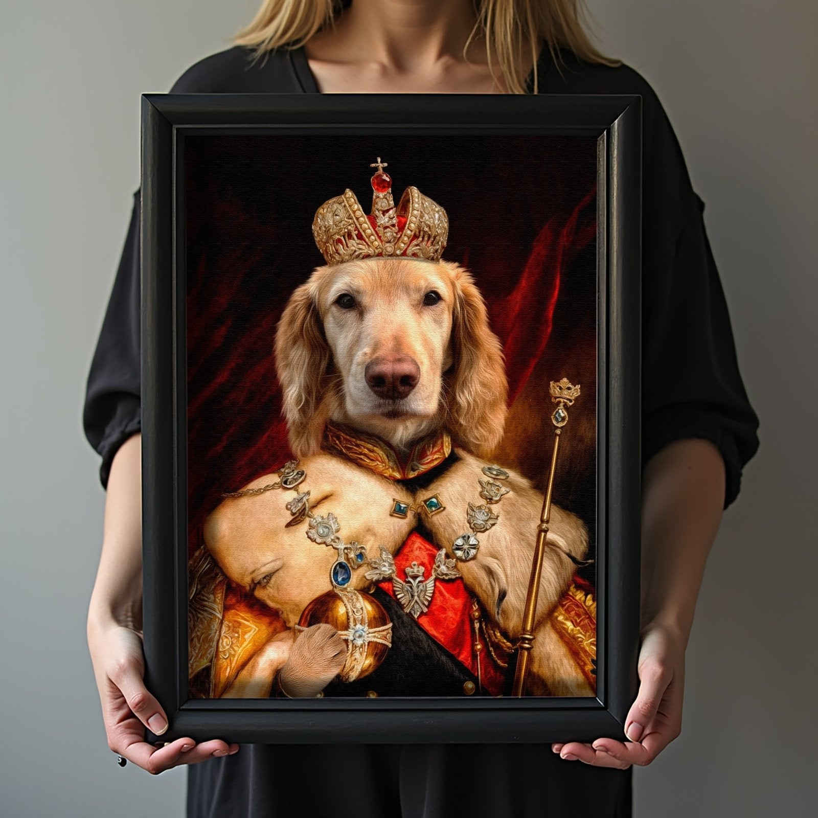 The Prince Ruler - Custom Pet Portrait - 1 Pet - Furr and Family