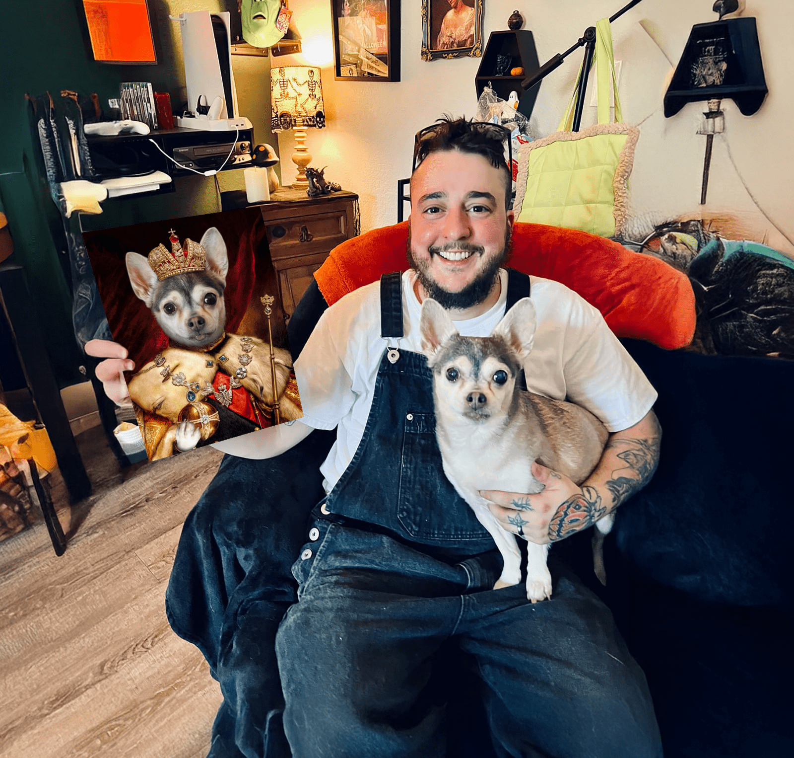 The Prince Ruler - Custom Pet Portrait - 1 Pet - Furr and Family