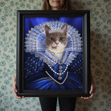 The Princess - Custom Pet Portrait - 1 Pet - Furr and Family