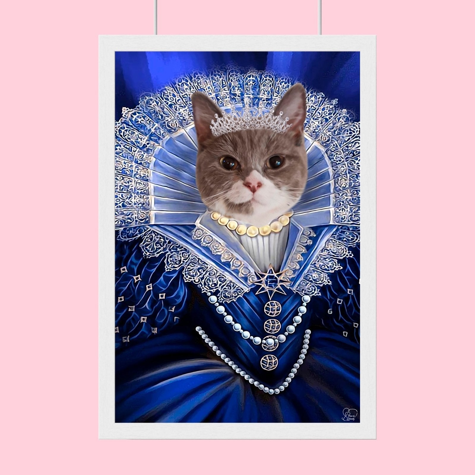 The Princess - Custom Pet Portrait - 1 Pet - Furr and Family
