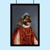 The Regal Monarch Custom Pet Portrait - 1 Pet - Furr and Family