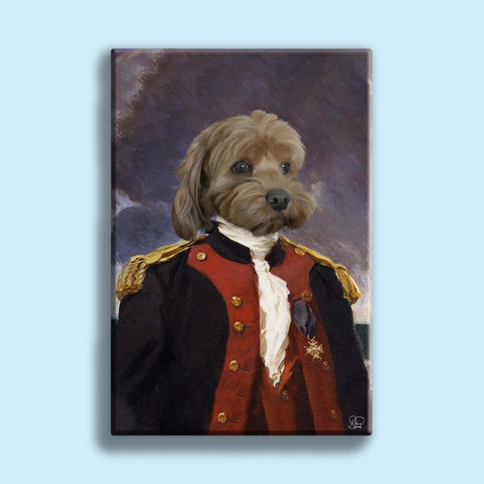 The Renaissance General - Custom Pet Portrait - 1 Pet - Furr and Family