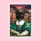 The Vintage Female - Custom Pet Portrait - 1 Pet - Furr and Family