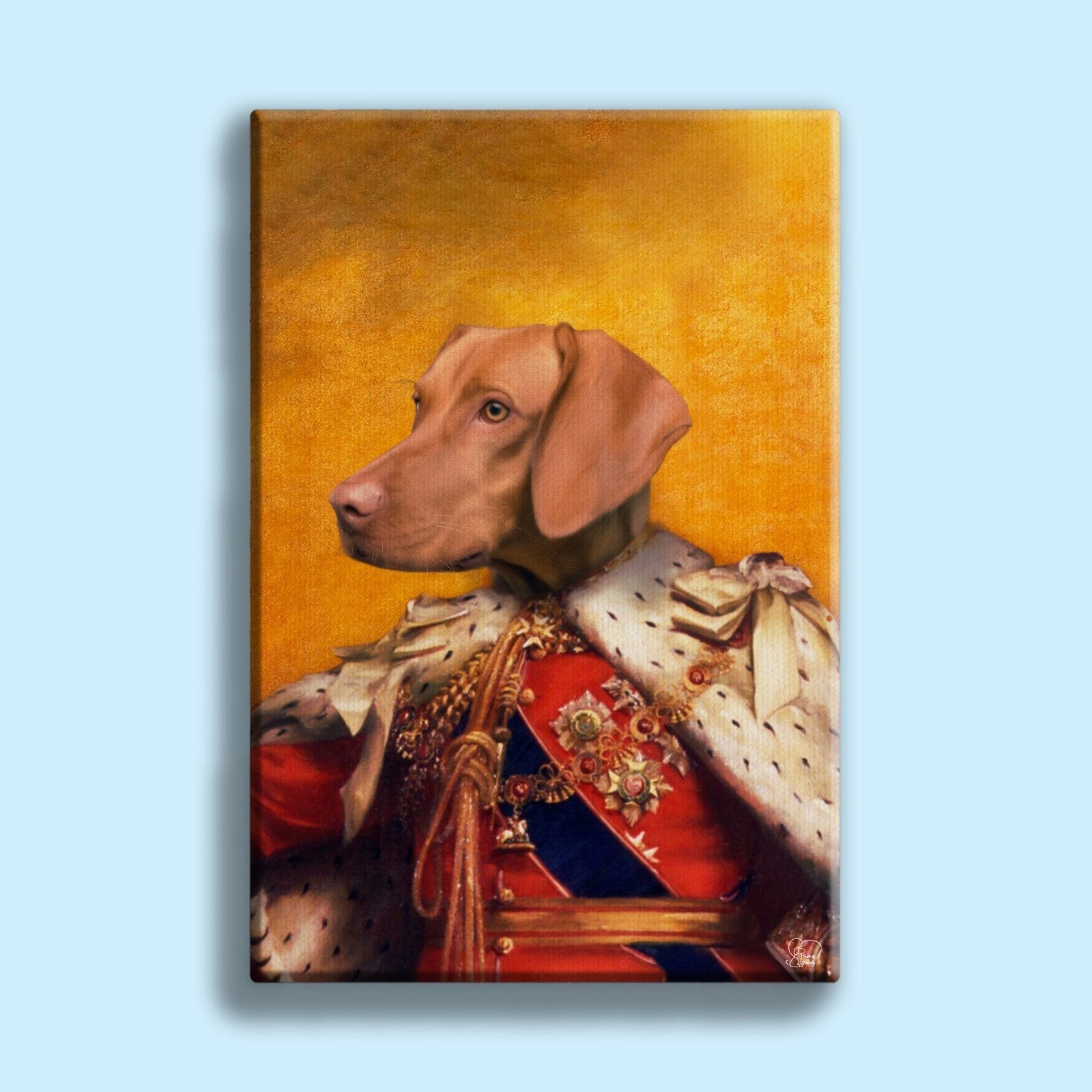 The Vintage Pet Admiral - Custom Pet Portrait - 1 Pet - Furr and Family