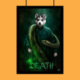 The Voldamort Halloween Pet Portrait - Custom Pet Portrait - 1 Pet - Furr and Family