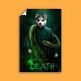 The Voldamort Halloween Pet Portrait - Custom Pet Portrait - 1 Pet - Furr and Family