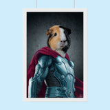 Thor Pet Art – Custom Pet Portrait | Mighty Marvel - Inspired Wall Art - 1 Pet - Furr and Family