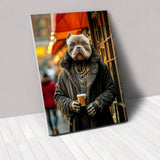 Thug Paws - Custom Pet Portrait | Custom Pet Canvas - 1 Pet - Furr and Family