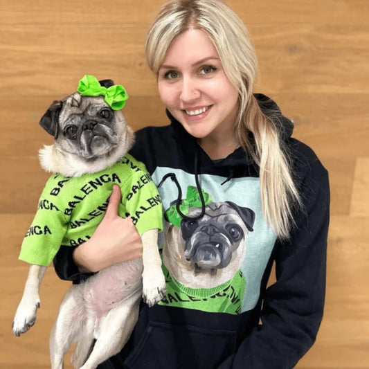 Unisex Hoodie - Black - Cap - 1 Pet - Furr and Family