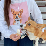 Unisex Hoodie - White - Cap - 1 Pet - Furr and Family