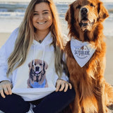 Unisex Hoodie - White - Cap - 1 Pet - Furr and Family