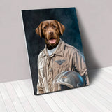 Top Gun - Dog Portrait - Furr and Family