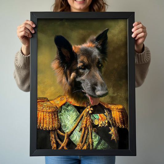 Valiant Leader Pet Portrait - 1 Pet - Furr and Family