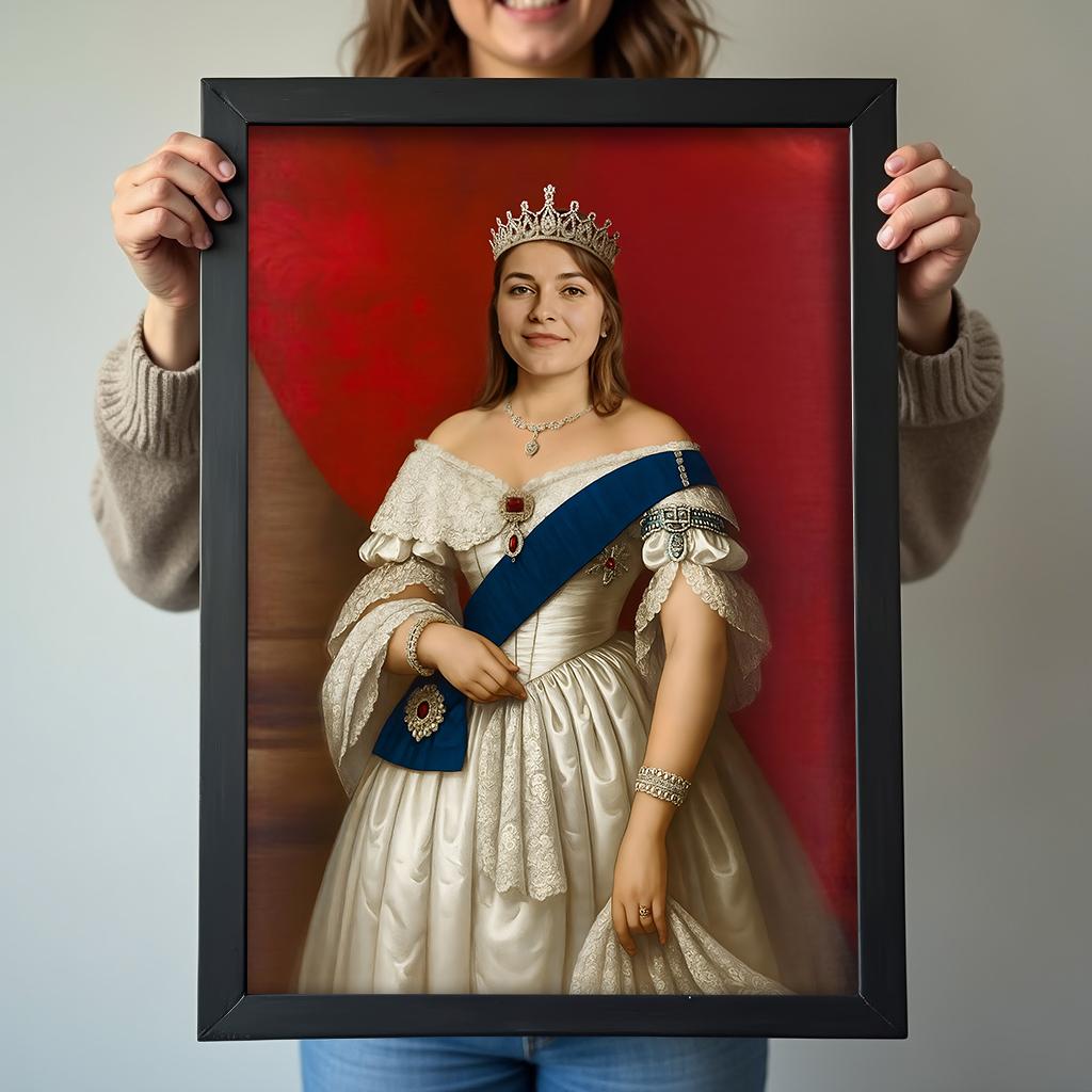 Victorian Royal Portrait for Women - Human Portrait - Female - Furr and Family