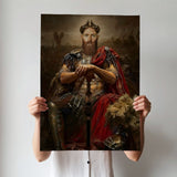 Warrior King Custom Human Portrait - Human Portrait - Male - Furr and Family