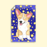 Watercolor Drawing Full Body Art - Custom Pet Portrait - 1 Pet - Furr and Family