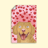 Watercolor Drawing Art - Custom Pet Portrait - 1 Pet - Furr and Family