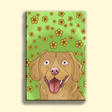 Watercolor Drawing Art - Custom Pet Portrait - 1 Pet - Furr and Family