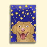 Watercolor Drawing Art - Custom Pet Portrait - 1 Pet - Furr and Family