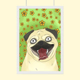 Watercolor Drawing Art - Custom Pet Portrait - 1 Pet - Furr and Family