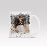 Watercolor Art Style - Custom Mug - 1 Pet - Furr and Family