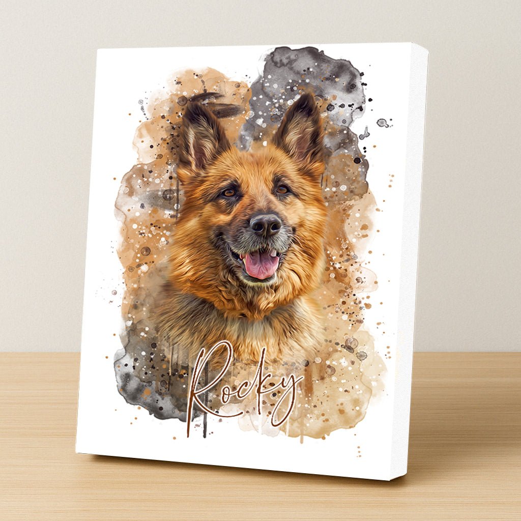 Watercolor Custom Pet Portrait - 1 Pet - Furr and Family