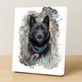 Watercolor Custom Pet Portrait - 1 Pet - Furr and Family