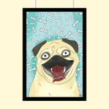 Watercolor Drawing Art - Custom Pet Portrait - 1 Pet - Furr and Family