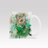 Watercolor Grafitti - Custom Mug - 1 Pet - Furr and Family